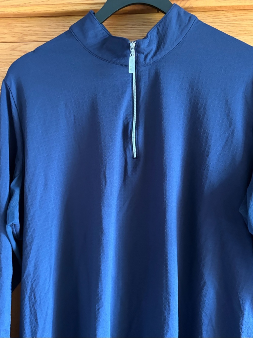 Bette & Court Blue Long Sleeve Quarter-Zip Pullover size XXL - Picture 2 of 6